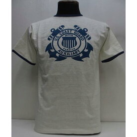 【2024春夏 新作】WAREHOUSE(ウエアハウス)[Lot.4059 Ringer Tee/U.S.COAST GUARD-Cream×Navy]Lot 4059 リンガーT U.S.COAST GUARD 日本製