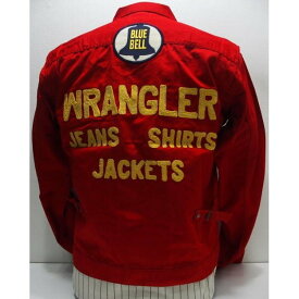 【2021梅春 再入荷】Wrangler（ラングラー）Archive Real Vintage [Champion Jacket/12MJ-Red]ジージャン チャンピオンジャケット 刺繍 パッチ 日本製