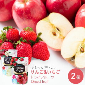 ドライフルーツ いちご &りんご ベビーフード 9ヶ月 ギフト ミライフルーツ2個セット