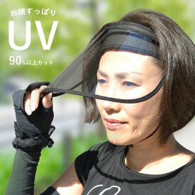 【あす楽】UVカット・ワイドクリアサンバイザー [ 男女兼用 フリーサイズ uvカット サンバイザー レディース メンズ 紫外線対策 視界良好 角度調節 サングラス不要 すっぽり おしゃれ シンプル 飛ばない UVカット率90％ 日除け ]