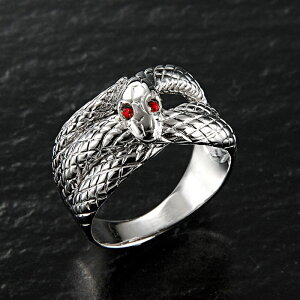 白蛇 グッズ 指輪 リング メンズ レディース 11号~19号 シルバー リング 蛇 ヘビ スネーク プレゼント ギフト 誕生日 40代 50代 60代 日本製 開運 開運アクセサリー 開運アイテム