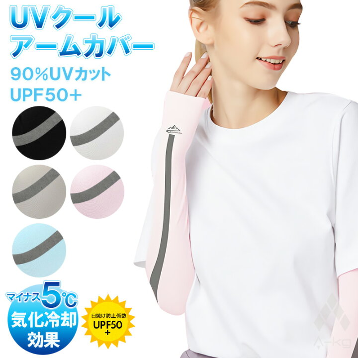 楽天市場 在庫限り A Kg Uv クール アームカバー Ac28 32 夏用 指掛けタイプ 腕カバー 冷感 最新 モデル ランニング スポーツ スリーアール