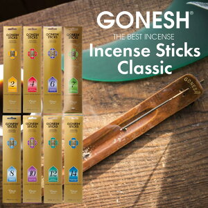 GONESH Incense Sticks Classic ���� �K�[�l�b�V�� �C���Z���X�X�e�B�b�N �N���V�b�N�V���[�Y