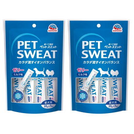 【クーポン利用で最大7％OFF】アース PET SWEAT ペットスエットゼリー愛犬用 7本入 2個セット