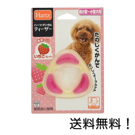 【クーポン利用で最大7％OFF】ハーツ (Hartz) デンタル ティーザー 超小型~小型犬用 いちごの香り S
