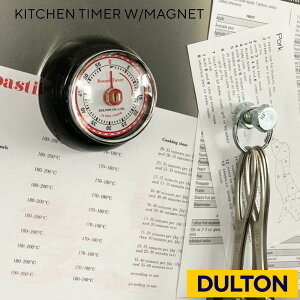 �_���g�� / �L�b�`���^�C�}�[ �E�B�Y �}�O�l�b�g �u���b�N�b DULTON KITCHEN TIMER W/MAGNET BK 100-189BK | �L�b�`���^�C�}�[ �}�O�l�b�g ���� ������� �L�b�`���G�� ���킢�� �d�r�s�v �A�i���O �L�b�`