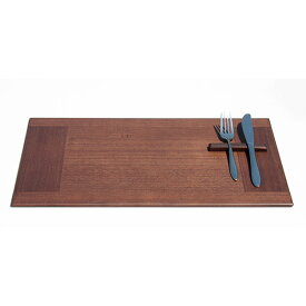 [オススメ]KIRI プレイスマット ブラウン 桐プレイスマット ランチョンマット ランチマット テーブルウェア 桐 木製 無地 クリア 軽い 水洗い可能 ギフト 朝倉家具 日本製 450×280mm 新生活