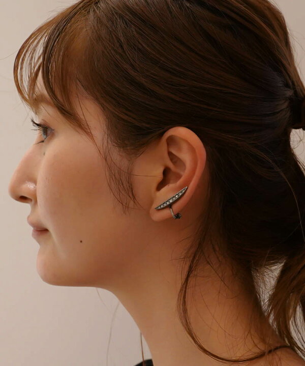 楽天市場】ADER.bijoux アデルビジュー ムーンイヤーカフ 片耳用 