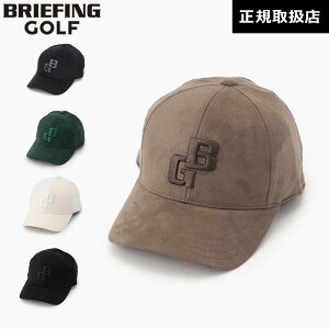 �y���{���K�i�z�u���[�t�B���O �S���t BRIEFING GOLF MS SUEDE BG INITIAL CAP �����Y �X�E�F�[�h �r�b�O �C�j�V���� �L���b�v �X�q BRG253MA5