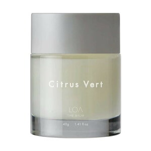 【即日発送】 LOA THE BALM ロア ザ バーム シトラスベール 40g ヘアスタイリング 保湿ケア ヘアバーム 練り香水 4595643187639