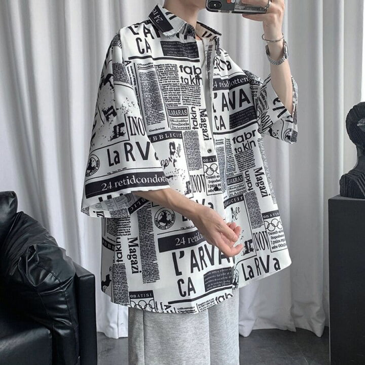 楽天市場 メンズ 韓国 トップス シャツ 半袖 ルフィアン 夏 高校生 中学生 10代 代 ファッション Threefashion 楽天市場 メンズ 韓国 トップス シャツ 半袖 ルフィアン 夏 高校生 中学生 10代 代 ファッション Threefashion