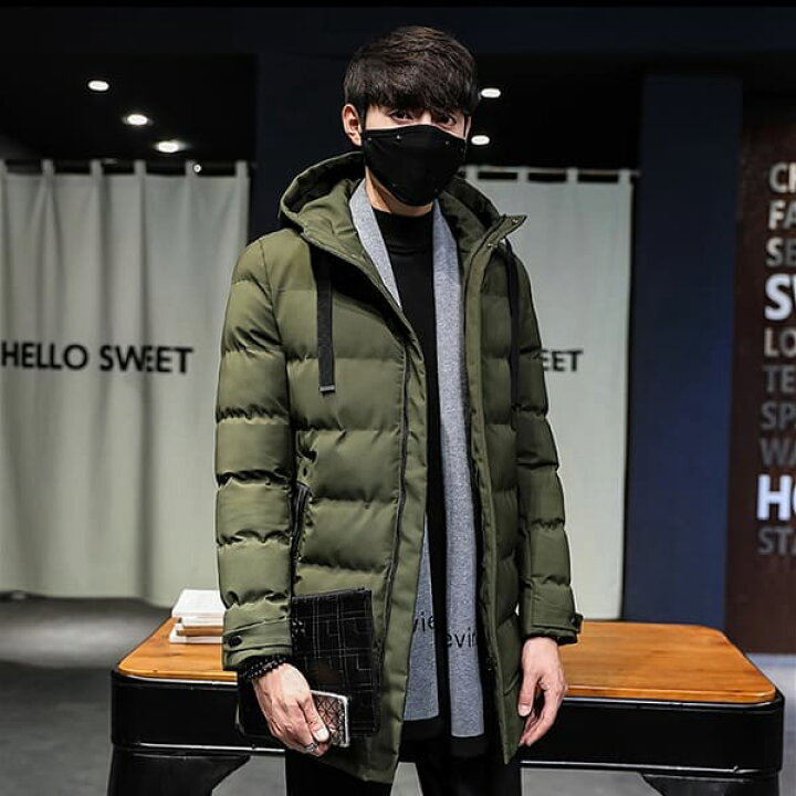 楽天市場 中綿ジャケット メンズ アウター ジャンパー 上着 高校生 学生 10代 代 おしゃれ 冬 暖かい 上質 高級ジャケット 黒 ブラック 3655 Threefashion