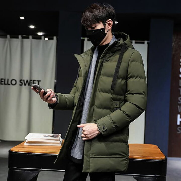 楽天市場 中綿ジャケット メンズ アウター ジャンパー 上着 高校生 学生 10代 代 おしゃれ 冬 暖かい 上質 高級ジャケット 黒 ブラック 3655 Threefashion