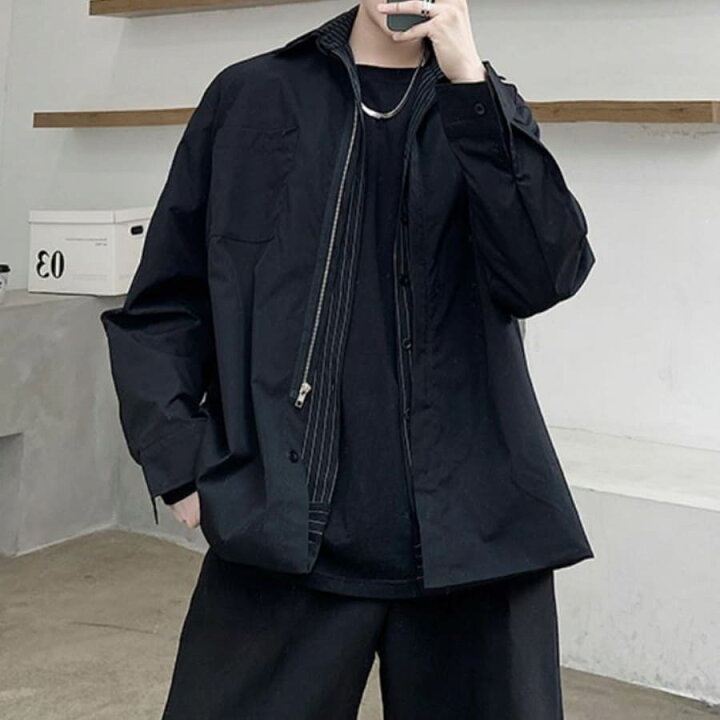 楽天市場 ジャケット メンズ アウター ブルゾン 韓国 ストライプシャツ 高校生 中学生 10代 代 ファッション Threefashion 楽天市場 ジャケット メンズ アウター ブルゾン 韓国 ストライプシャツ 高校生 中学生 10代 代 ファッション Threefashion