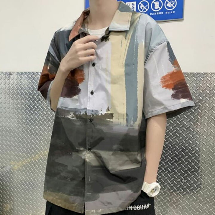 楽天市場 メンズ カジュアル シャツ 高校生 男子高生 男子 トップス 半袖 夏 大きいサイズ ダンス ストリート おしゃれ 韓国 ファッション スタイル 10代 代 30代 Threefashion 楽天市場 メンズ カジュアル シャツ 高校生 男子高生 男子 トップス 半袖 夏 大きいサイズ ダンス ストリート おしゃれ 韓国 ファッション スタイル 10代 代 30代 Threefashion