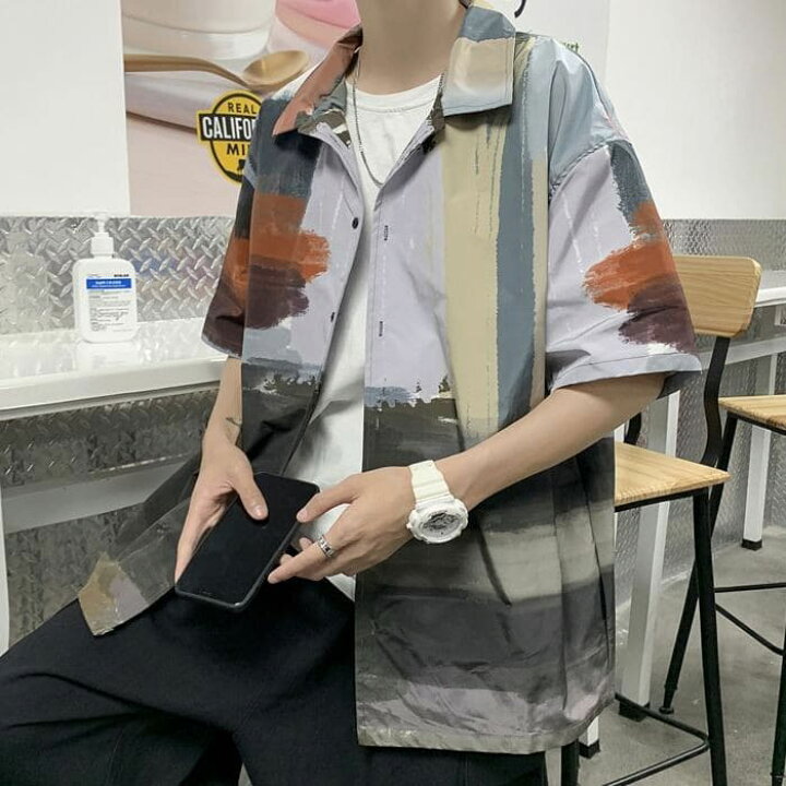 楽天市場 メンズ カジュアル シャツ 高校生 男子高生 男子 トップス 半袖 夏 大きいサイズ ダンス ストリート おしゃれ 韓国 ファッション スタイル 10代 代 30代 Threefashion 楽天市場 メンズ カジュアル シャツ 高校生 男子高生 男子 トップス 半袖 夏 大きいサイズ ダンス ストリート おしゃれ 韓国 ファッション スタイル 10代 代 30代 Threefashion