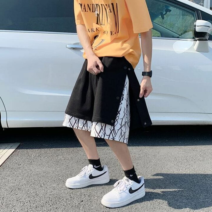楽天市場 ハーフパンツ メンズ 重ね着風 デザイン サイド ボタン 春 夏 ボトムス 韓国 原宿 ストリート 高校生 中学生 10代 代 ファッション オシャレ Threefashion 楽天市場 ハーフパンツ メンズ 重ね着風 デザイン サイド ボタン 春 夏 ボトムス 韓国 原宿 ストリート 高校生 中学生 10代 代 ファッション オシャレ Threefashion