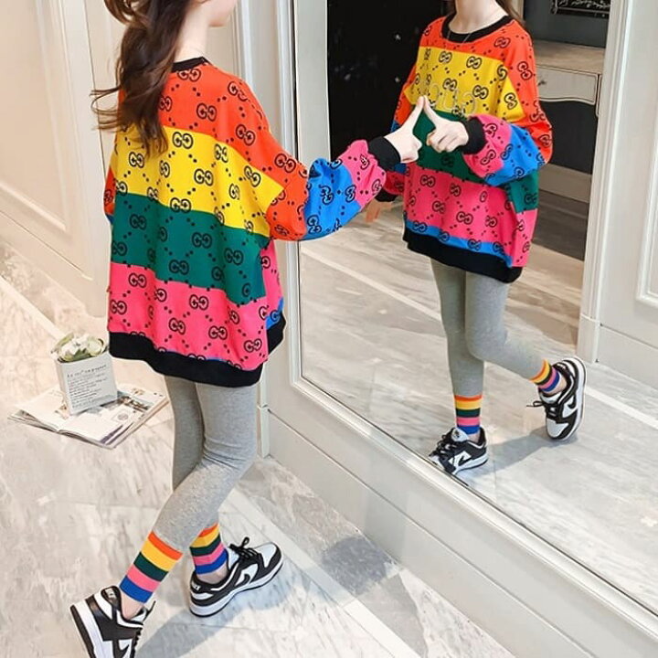 楽天市場】子供服 セットアップ キッズ 女の子 おしゃれ マルチカラー 