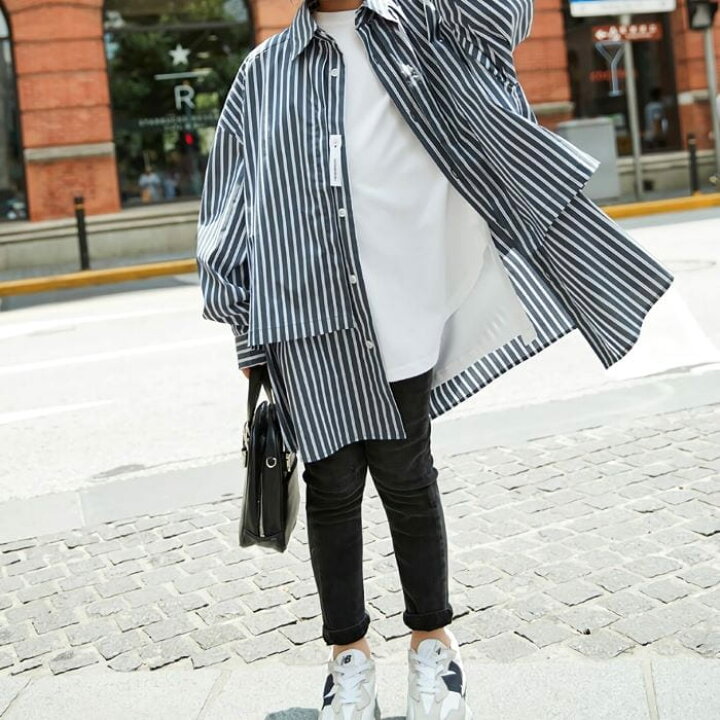 楽天市場 ストライプ シャツ キッズ 女の子 ロング シャツ チュニック 韓国 ファッション 長袖 トップス 春 秋 小学生 通学 ヒップホップ ストリート ダンス Threefashion 楽天市場 ストライプ シャツ キッズ 女の子 ロング シャツ チュニック 韓国 ファッション 長袖 トップス 春 秋 小学生 通学 ヒップホップ ストリート ダンス Threefashion