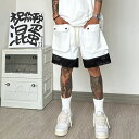ハーフパンツ 重ね着風 メンズ フロント ポケット 春夏 ボトムス 韓国 原宿 ストリート 高校生 中学生 10代 20代 ファッション オシャレ 16901