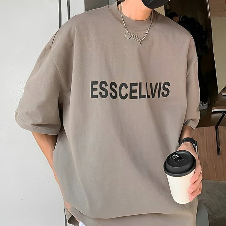 楽天市場】ロゴ Tシャツ メンズ 半袖 春夏 トップス 韓国 原宿 