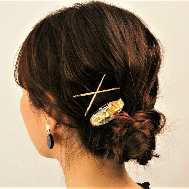 楽天市場 レジンクリップと挿しピンセットヘアアクセサリー ヘアアレンジ まとめ髪ヘアピン ヘアクリップ セット レジン 押花ドライフラワー 大人可愛い エレガント春夏 クリア パール ファッション雑貨 Three Flags