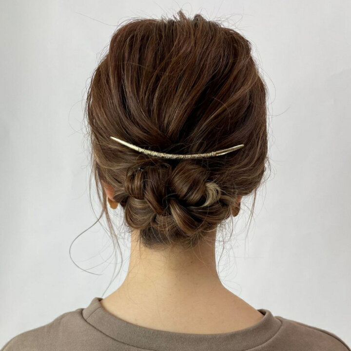 楽天市場】メタルクレセントコームヘアアクセサリー ヘアアレンジ  