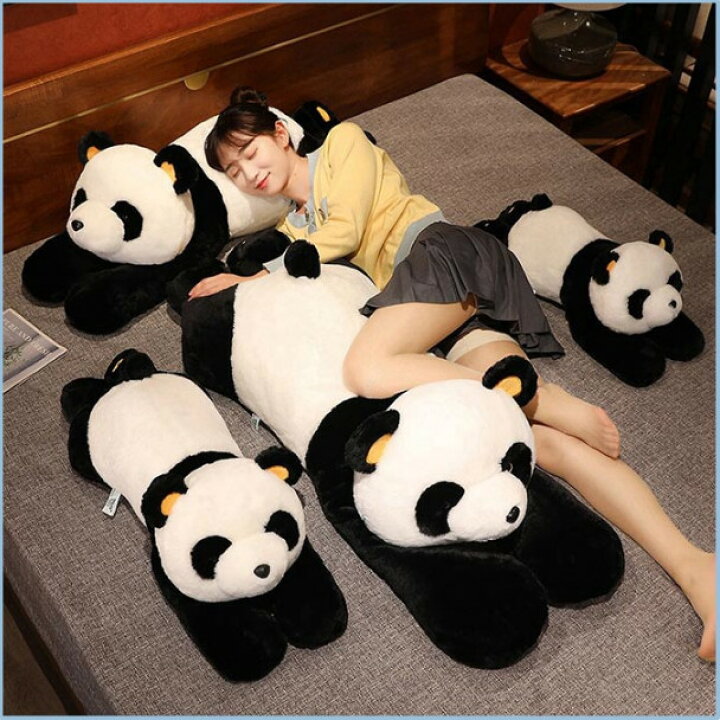 楽天市場】ぬいぐるみ パンダ panda ぱんだ BIG 特大 動物 クッション 