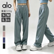 ★ ALO Yoga ★ボトムス レディース パンツ スラックス タックパンツ ワイドパンツ ワイド ルーズ ストレ…