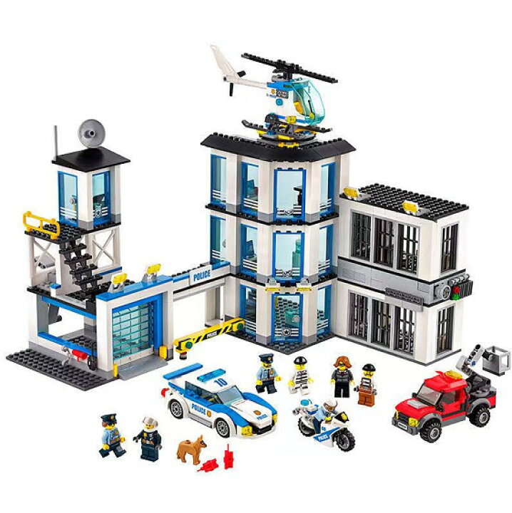 楽天市場】警察署 子供の日プレゼント ブロック おもちゃ LEGO互換 
