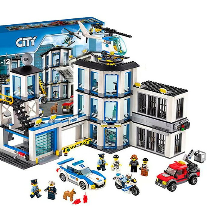 楽天市場】警察署 子供の日プレゼント ブロック おもちゃ LEGO互換  