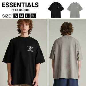 FEAR OF GOD ESSENTIALS �R�b�g��100% �G�b�Z���V�����Y T�V���c ���� �����Y ���f�B�[�X T-Shirt �X�E�G�b�g �W���[�W �V���v�� �j�����p �J�W���A�� T�V���c ��������[���s�A���i] 2�F