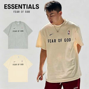 ESSENTIALS �G�b�Z���V�����Y T�V���c ���� �����Y ���f�B�[�X Logo T-Shirt T�V���c �u���b�N �z���C�g 2�F E802274