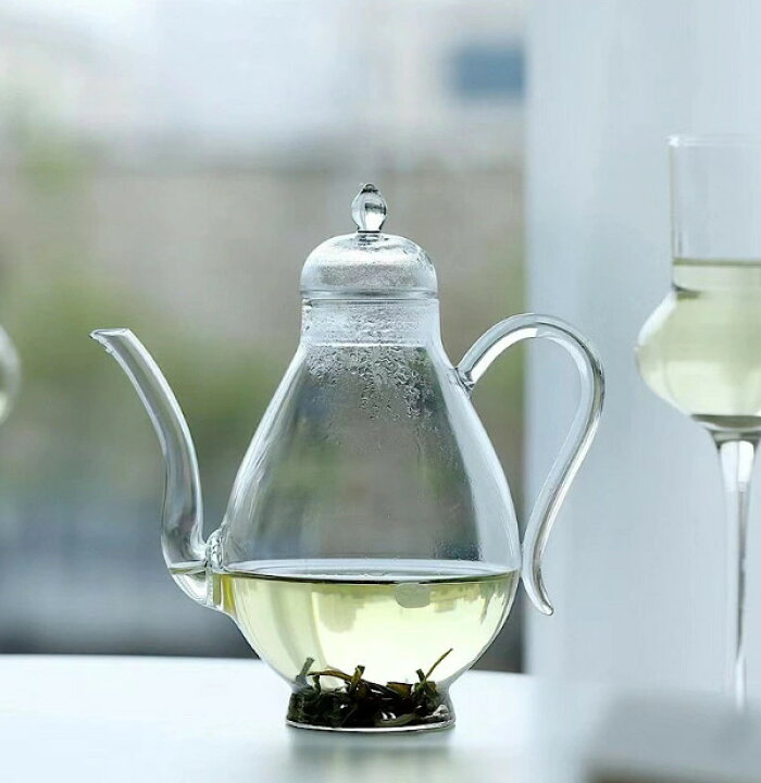 楽天市場】中国茶器 ガラス製 茶壺 茶杯2個付き お得3点セット ギフト 