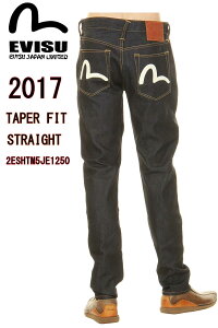 EVISU JEANS 2ESHTM5JE125017CT 2017 ECRU SSEAGULL PRINT RAW INDIGO DENIM JEANS �G���B�X�W�[���Y �G�N�����J�����v�����g �L�����b�g�t�B�b�g �W�[���Y #2017�y�V���i �^ G�p�� �G�r�X�W�[���Y VINTAGE XXDENIM �V����