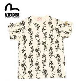 EVISU JEANS USED T SHIRTS エヴィスジーンズ Tシャツ スカル 全プリント 限定 古着 ユーズド