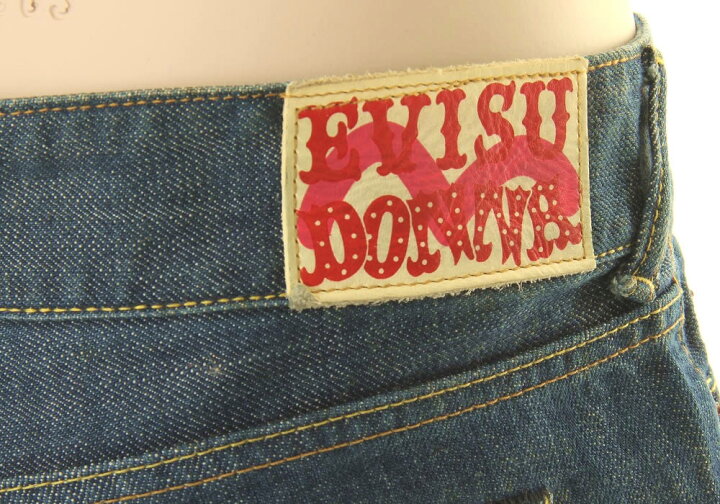 楽天市場】訳あり EVISU エヴィス EVISUJEANS EVISUDONNA USED ブーツ
