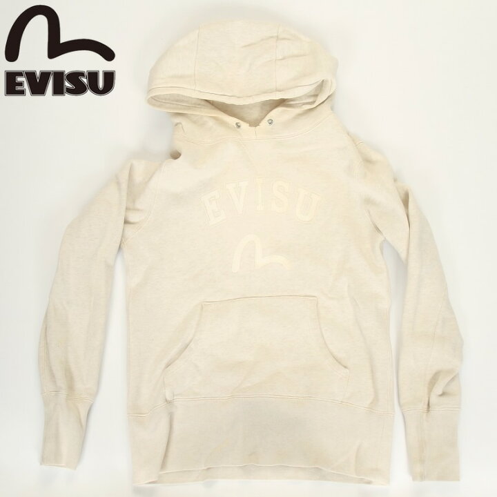 楽天市場】EVISU JEANS USED 長袖 スウェット パーカー プルオーバー 