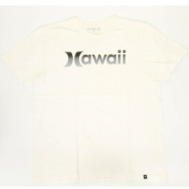 Hurley USED 半袖Tシャツ ハーレー プリント ハワイ プリントTシャツ シンプル トップス オシャレ Hawaii メンズ ホワイト ブラック ロゴ ロゴT ハワイ諸島