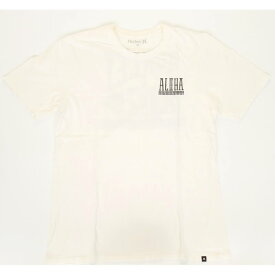 Hurley USED 半袖Tシャツ ハーレー Tシャツ ALOHA アロハ ハワイ ハワイ諸島 トップス ワンポイント バックプリント メンズ プリントTシャツ ユーズド サーフ 半袖 カモフラ柄 ホワイト