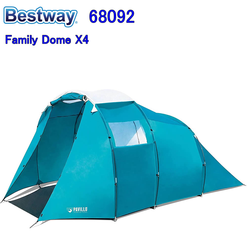 Bestway 68092 Family Dome X4 アクティブ ドーム クイック テント キャンプ 屋外防水 ベストウェイ