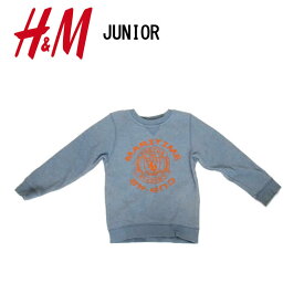 H＆M Used Junior Sweat Shirts Size 110 エイチ アンド エム ユーズド スウェットシャツ トレーナー 子供用 ブルー