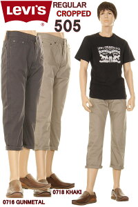 ���[�o�C�X 505 CUSTOM CROPPED PANTS �N���b�v�h�p���c 00505-0716-0718 �X�g���b�` �f�j�� Levi's 505 SHORT PANTS�yLevis 505 ���M�����[ ���b�O �X�g���b�` �f�j�� �W�[���Y �n�[�t�p���c �V���[�g�p���c �J�X