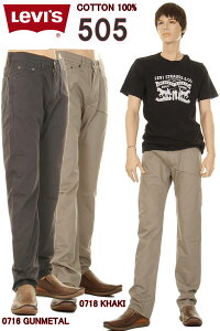 LEVI'S 505 COTTON 100% 100 00505-0716 GUNMETAL 00505-0718 KHAKI [oCX 505 J[pc K^ J[L x[WyAJtXőlCi J[C 505łI [oCX505 lC