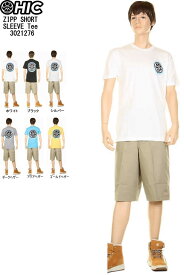 最終価格 HIC エイチアイシー Tシャツ ZIPP SHORT SLEEVE TEE 3021276 HICドットマーク ハワイ諸島 ハワイアンtシャツ hic【ハワイアンtシャツ サーフブランド ハワイ・カイルア Hawaii HIC hic サーフショップ 小物 かわいい 新品】