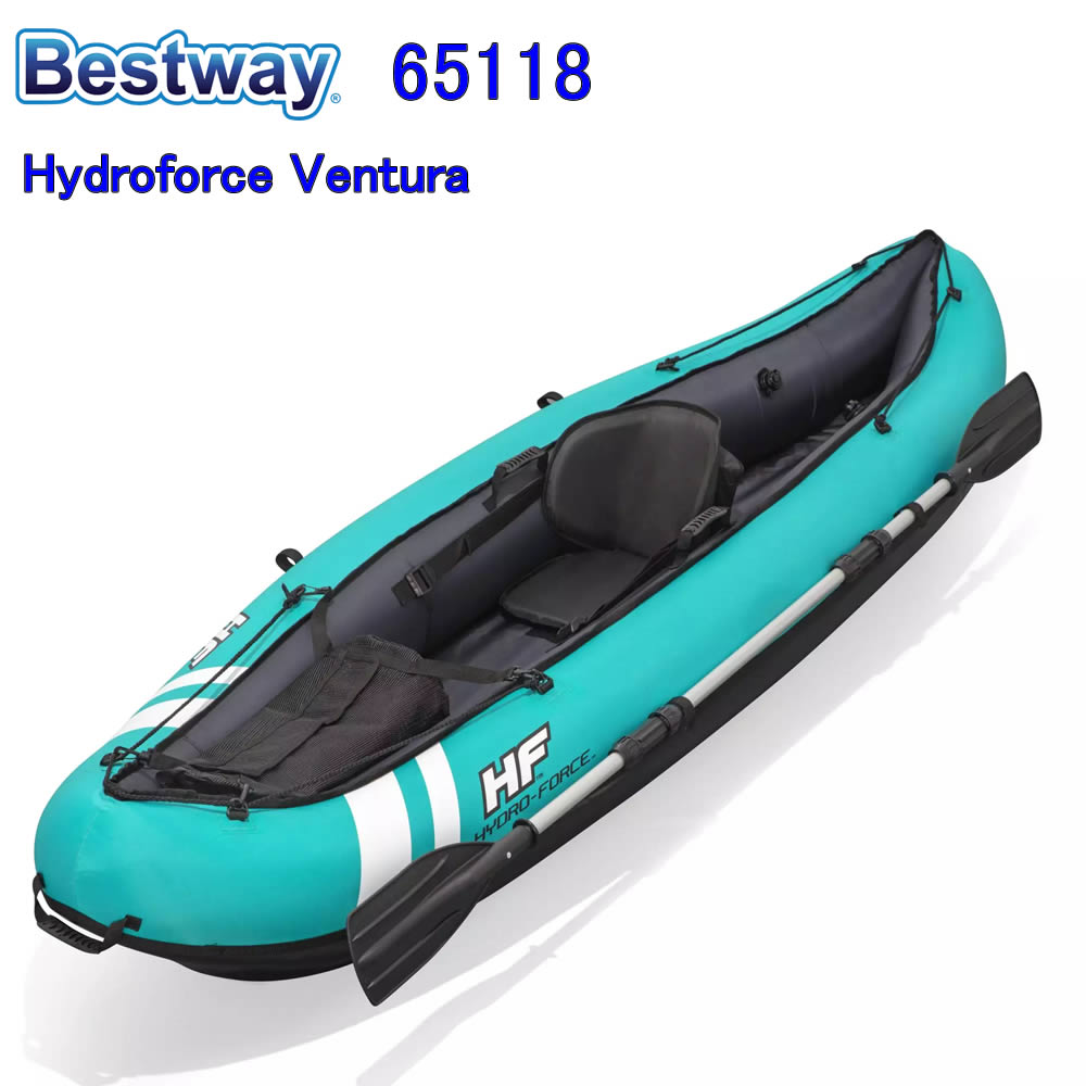 楽天市場】Bestway 65118 Hydro-Force Kayaks Ventura Blue/Black 1