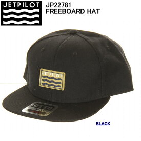 JET PILOT JP22781 FREEBOARD HAT ジェットパイロット オーバルロゴ ブラック BLACK メンズキャップ 帽子 CAP フロントマーク 【JET PILOT JP22781 BLACK ORIGINAL CAP メッシュ CAP 帽子 9FORTY 黒 オーバルロゴ シンプル A-Frame トラッカー メンズ レディース】