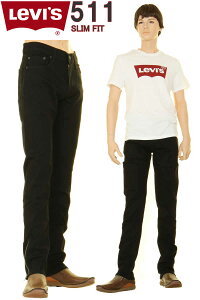 Levi's 511 04511-3981 ubN fj BLACK DENIM [oCX Xpc Slim Fit Skinny Jeans Pants XtBbg XLj[ Xgb`fjy [oCX 511 W[Y LEVI'S ʌn Rbg