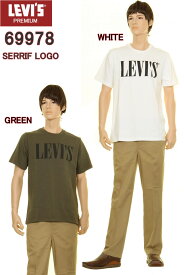 Levi's 69978-0026 0028 Tee Shirts リーバイス Tシャツ CREW T-SHIRT 90'S SERRIF LOGO RELAXED TEE ロゴ トレードマーク クルーネック Tシャツ【Levis レトロ セットインネック Tシャツ バットウィング Uネック クルーネック Tシャツ メンズ トップス 半袖 無地 Tee 新品】