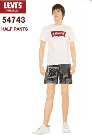 LEVI'S 54743-0005 UTILITY SHORT II MULTIBANDANA BEAUTIFUL リーバイス ハーフパンツ RELAXED FIT STRAIGHT SHORT ショートパンツ クールマックス ジップフライ 【リーバイス 547430005 Levis クールマックス メンズ ストレッチ COOL MAX カジュアル 送料無料】